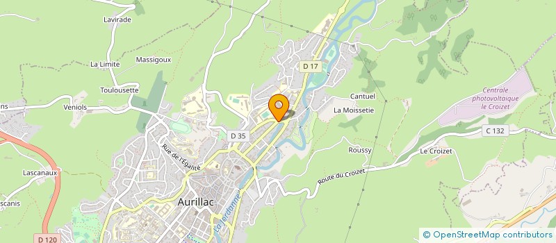 localisation de l'entreprise MADAME DENISE CAILLAC à AURILLAC