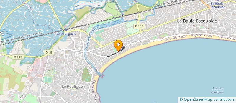 localisation de l'entreprise MADAME DENISE CALLO  LA BAULE-ESCOUBLAC