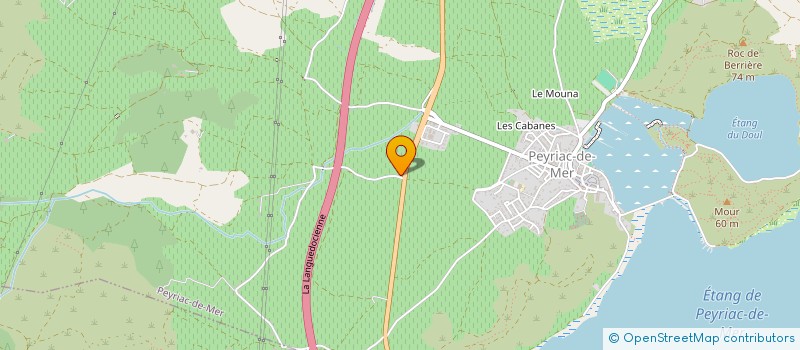 localisation de l'entreprise MADAME DENISE CAPE  PEYRIAC-DE-MER