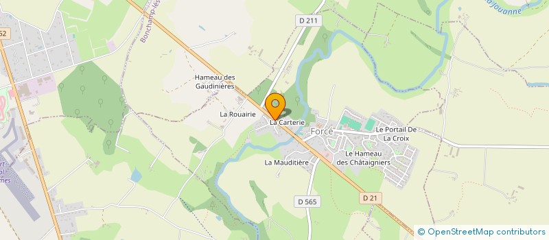 localisation de l'entreprise MADAME DENISE CARDINEAU  FORCE