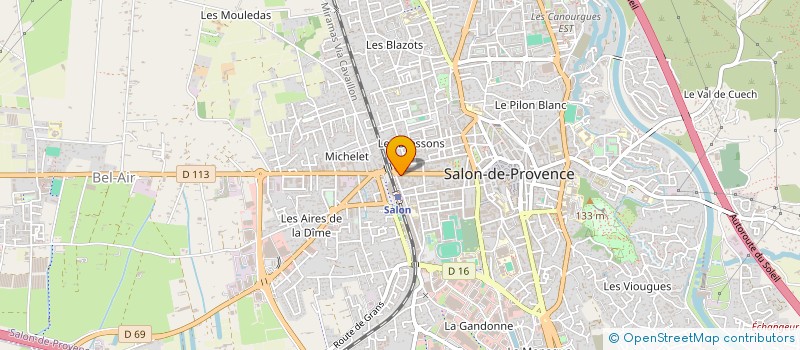 localisation de l'entreprise MADAME DENISE CASALEGNO  SALON-DE-PROVENCE