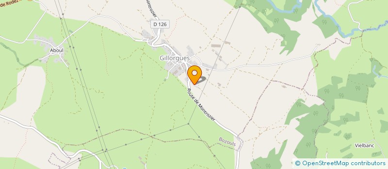 localisation de l'entreprise MADAME DENISE CASTANIER  BOZOULS