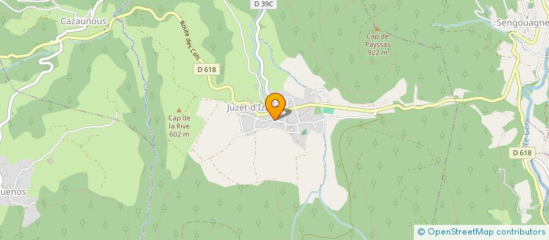 localisation de l'entreprise MADAME DENISE CAUSSE  IZAUT DE L'HOTEL