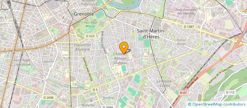 localisation de l'entreprise MADAME DENISE CAYLA  GRENOBLE