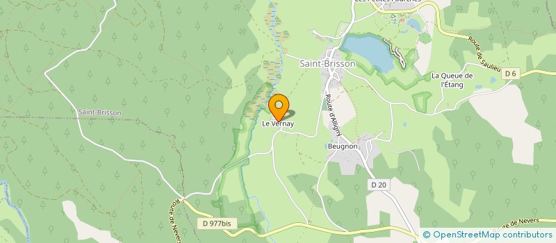 localisation de l'entreprise MADAME DENISE CHAMPENOIS  SAINT-BRISSON