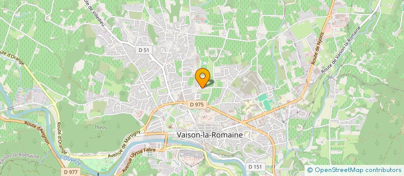 localisation de l'entreprise MADAME DENISE CHAPOT  VAISON-LA-ROMAINE