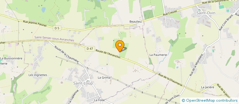 localisation de l'entreprise MADAME DENISE CHARBONNEL  SAINT-LOUP