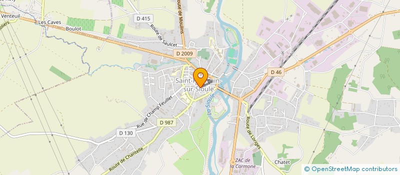 localisation de l'entreprise MADAME DENISE CHARLAT à SAINT-POURCAIN-SUR-SIOULE