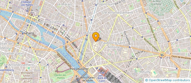 localisation de l'entreprise MADAME DENISE CHAURAND à PARIS