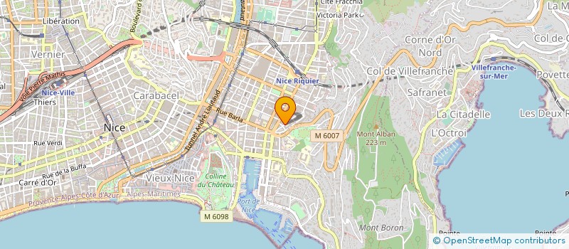 localisation de l'entreprise MADAME DENISE CHAUVE à NICE
