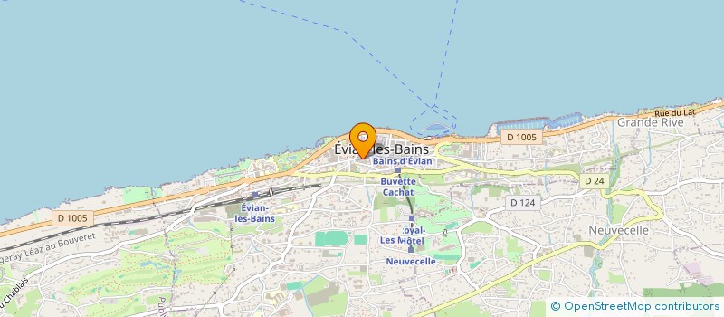 localisation de l'entreprise MADAME DENISE CHESSEL  EVIAN-LES-BAINS