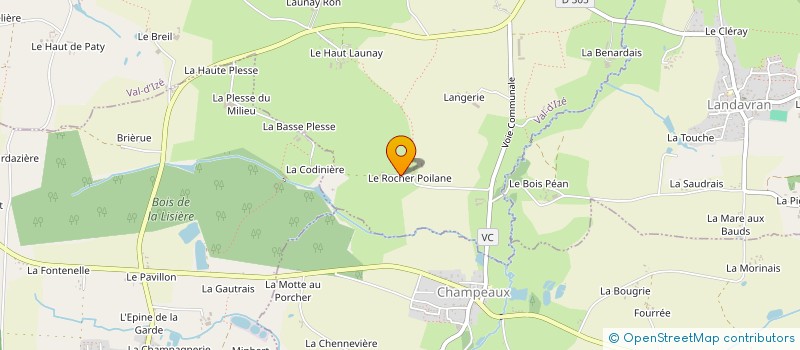 localisation de l'entreprise MADAME DENISE CHEVALIER à VAL-D'IZE