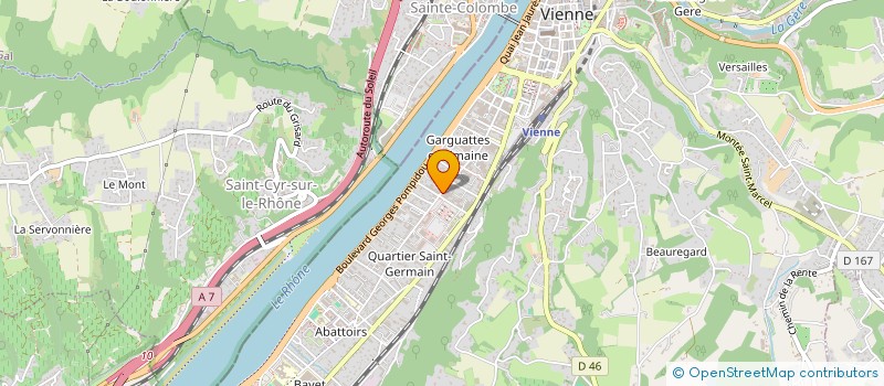 localisation de l'entreprise MADAME DENISE CHHIN  VIENNE