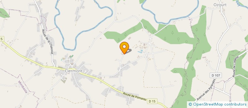 localisation de l'entreprise MADAME DENISE CONQUERE  CLERMONT