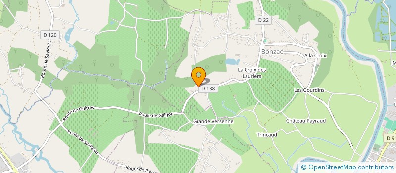 localisation de l'entreprise MADAME DENISE CORBARI  BONZAC