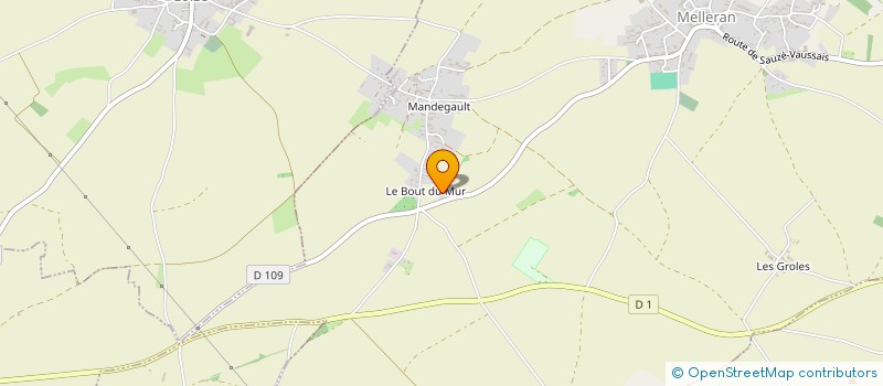 localisation de l'entreprise MADAME DENISE COTTERILL  MELLERAN