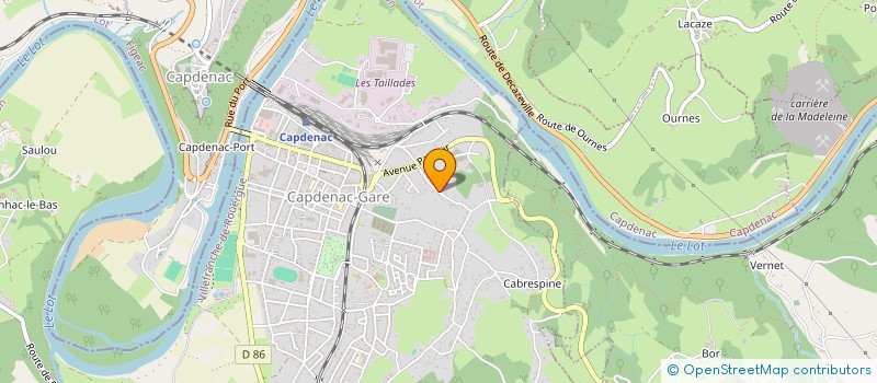 localisation de l'entreprise MADAME DENISE COUDERC  NAUSSAC