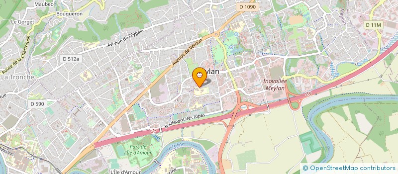 localisation de l'entreprise MADAME DENISE CRAHES à MEYLAN