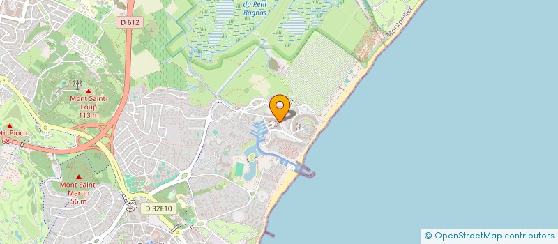 localisation de l'entreprise MADAME DENISE CRESSON  AGDE