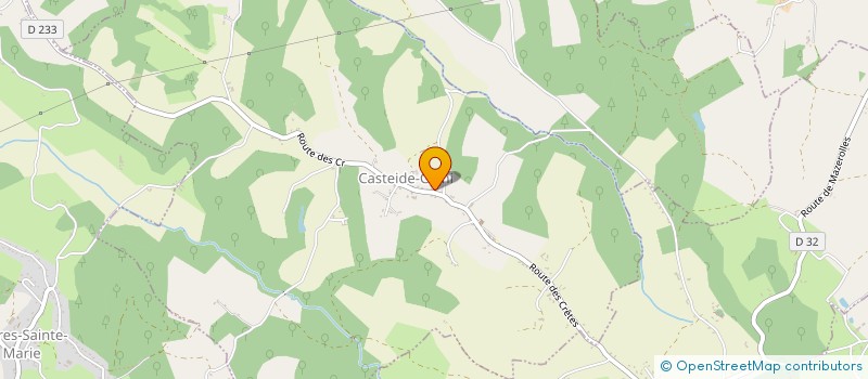 localisation de l'entreprise MADAME DENISE CRUZALEBES  CASTEIDE-CAMI