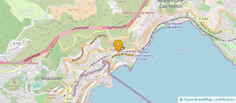 localisation de l'entreprise MADAME DENISE CUZIN à ROQUEBRUNE-CAP-MARTIN
