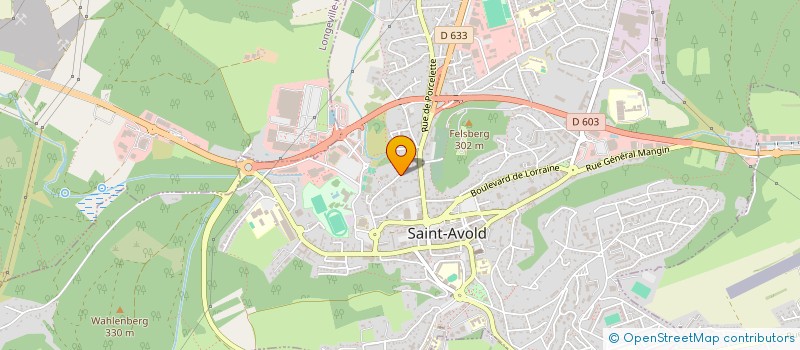 localisation de l'entreprise MADAME DENISE DAHLEM  SAINT-AVOLD