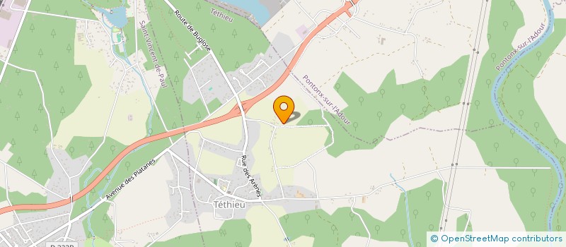 localisation de l'entreprise MADAME DENISE DANGLADE  TETHIEU