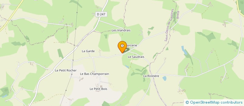 localisation de l'entreprise MADAME DENISE DAVOUX  ERNEE