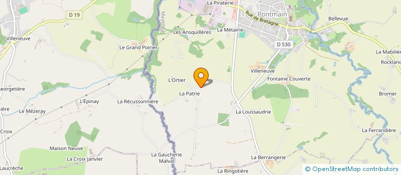 localisation de l'entreprise MADAME DENISE DAVY  LARCHAMP