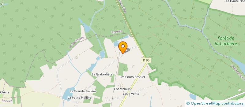 localisation de l'entreprise MADAME DENISE DELAUNAY à CHATEAUBOURG
