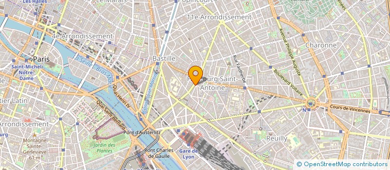 localisation de l'entreprise MADAME DENISE DEOM  PARIS