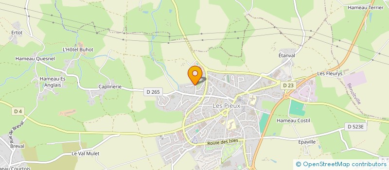 localisation de l'entreprise MADAME DENISE DESQUESNES  HEAUVILLE