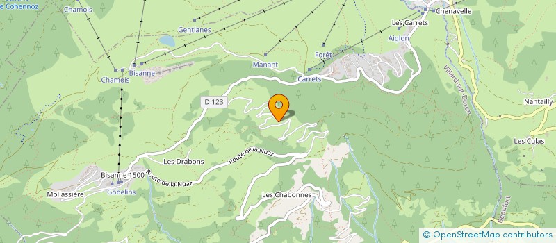 localisation de l'entreprise MADAME DENISE DEVILLE-LARDERAT  BEAUFORT