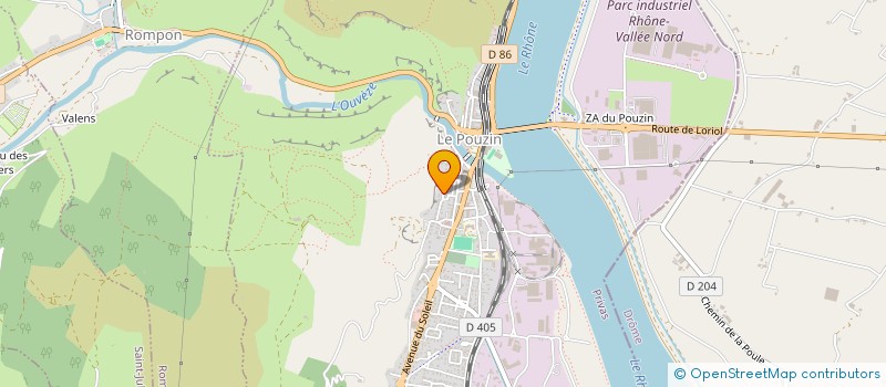 localisation de l'entreprise MADAME DENISE DONIEZKO  LE POUZIN