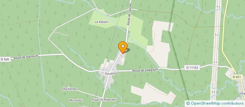 localisation de l'entreprise MADAME DENISE DOUENCE  SAINT-MAGNE