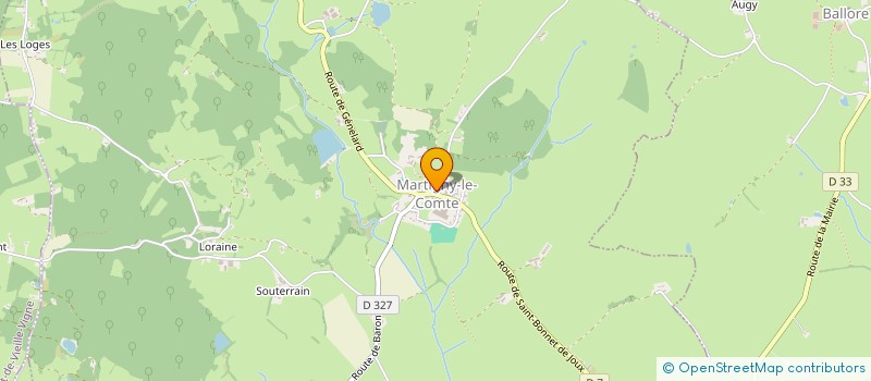 localisation de l'entreprise MADAME DENISE DOUHARD  BALLORE