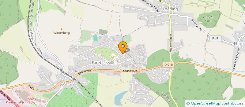 localisation de l'entreprise MADAME DENISE DRY  FAREBERSVILLER