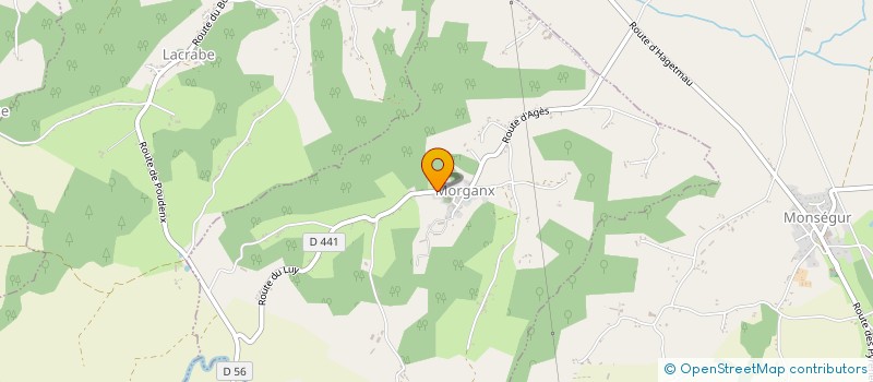 localisation de l'entreprise MADAME DENISE DUBROCA  SAINTE-COLOMBE