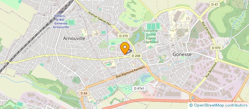 localisation de l'entreprise MADAME DENISE DUDU CELEBI  GONESSE