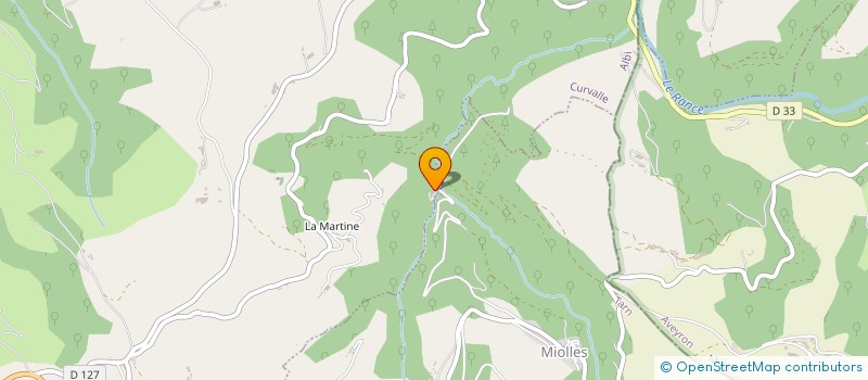 localisation de l'entreprise MADAME DENISE DUMAS  CURVALLE