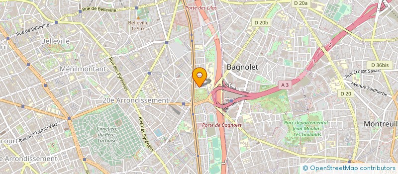 localisation de l'entreprise MADAME DENISE DUPONT à PARIS