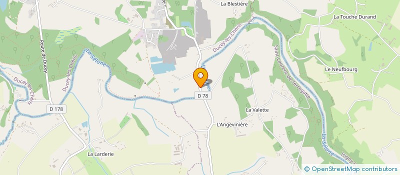 localisation de l'entreprise MADAME DENISE FALIGOT  DUCEY-LES CHERIS