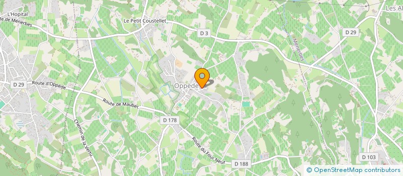 localisation de l'entreprise MADAME DENISE FAURE  OPPEDE