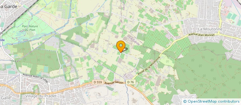 localisation de l'entreprise MADAME DENISE FERRAIUOLO  LA GARDE