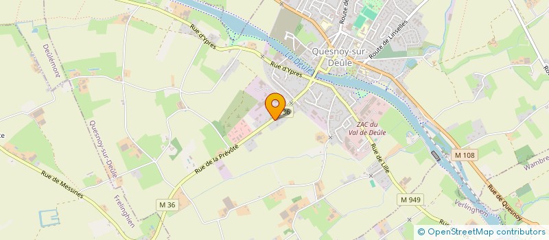 localisation de l'entreprise MADAME DENISE FERRANTELLI à QUESNOY-SUR-DEULE