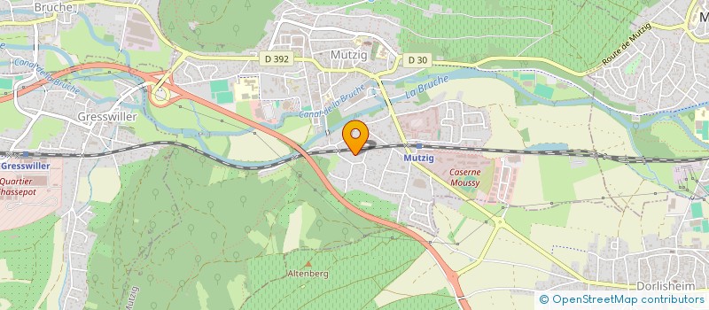 localisation de l'entreprise MADAME DENISE FISCHER  MUTZIG