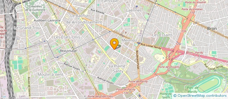 localisation de l'entreprise MADAME DENISE FOREST  LYON