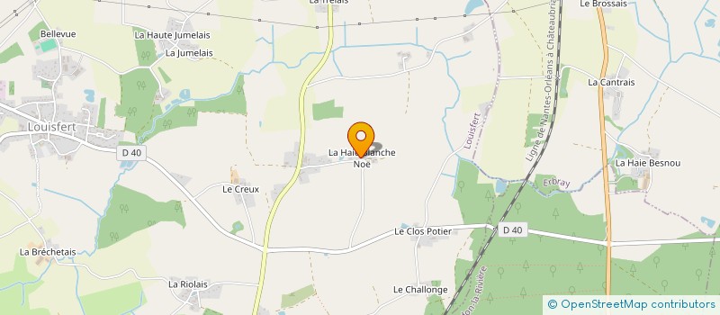 localisation de l'entreprise MADAME DENISE FOURNY à LOUISFERT