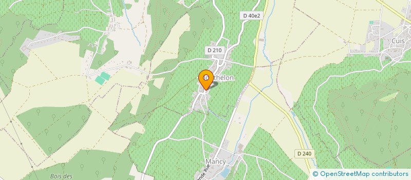 localisation de l'entreprise MADAME DENISE FRANSORET  MONTHELON