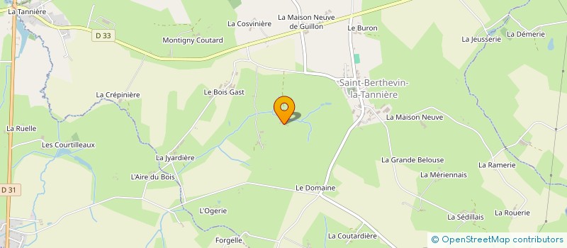localisation de l'entreprise MADAME DENISE FREARD à SAINT-BERTHEVIN-LA-TANNIERE